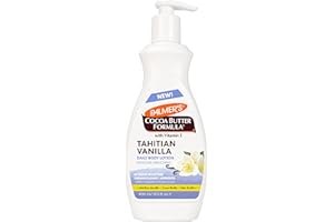 Palmer's Cocoa Butter Formula Tahitian Vanilla Body Lotion, 13.5 Oz, Daily Moisturizing Lotion for Dry Skin with Shea Butter & Vitamin E, Hydrates & Protects, Helps Provide 48-Hour Deep Moisture