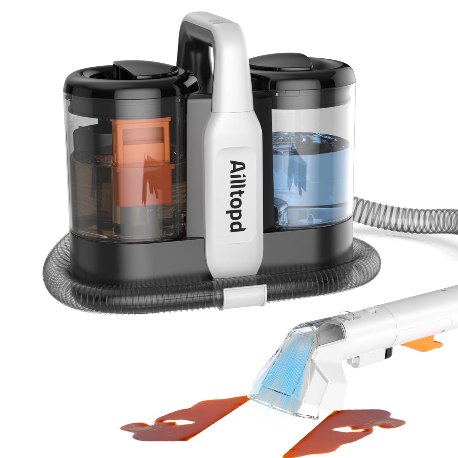 Photo 1 of 15Kpa Handheld Spot Cleaner & Carpet Extractor for Furniture, Car, Stars, Rug