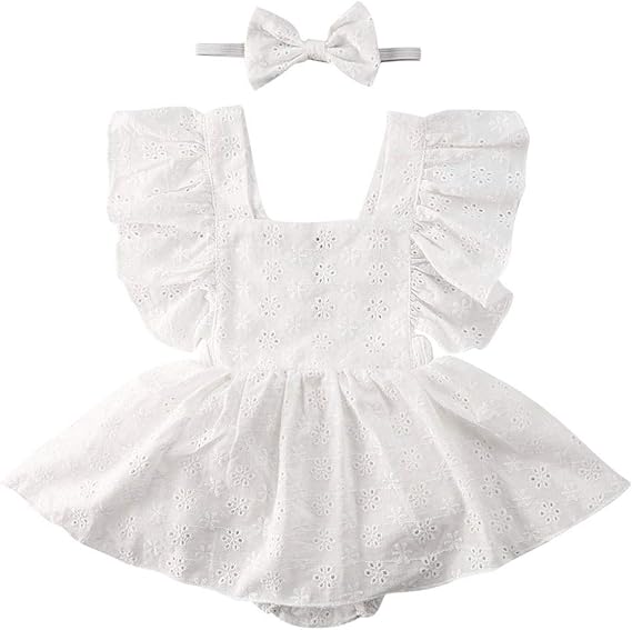 lace romper dress for baby girl