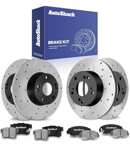 Kit Complet Disques Et Plaquettes De Frein Avant + Arrière ABS Pour Volkswagen Touareg CBQ - Neuf