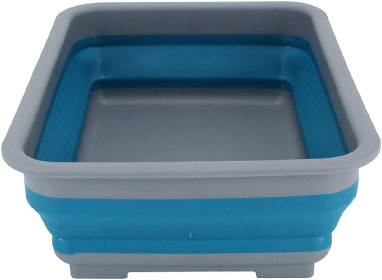 NOBRAND Collapsible Plastic WashingUp Bowl/Portable Sink/camping sink