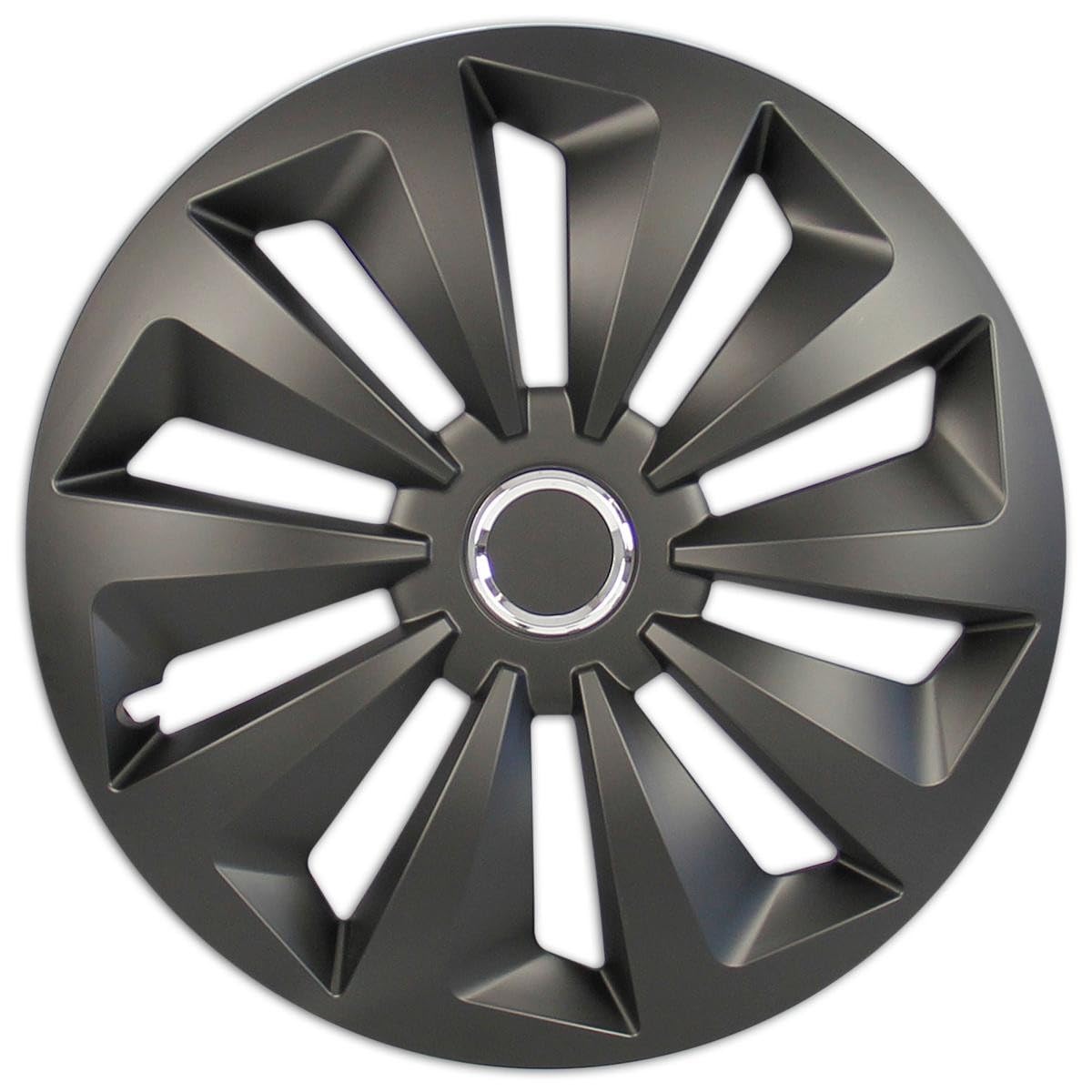 Wheel trim set Fox, set of 4, 40.64 cm (16 inches), matt black