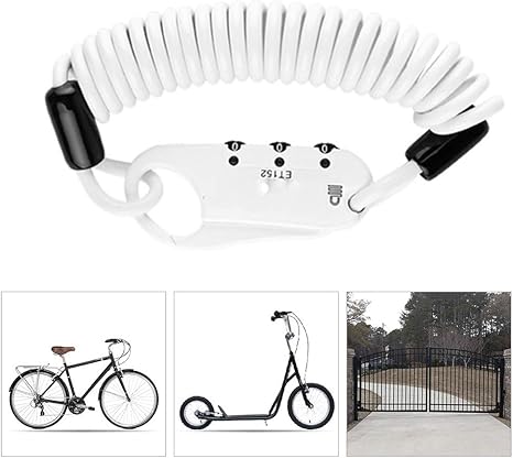 anti theft cable on bike