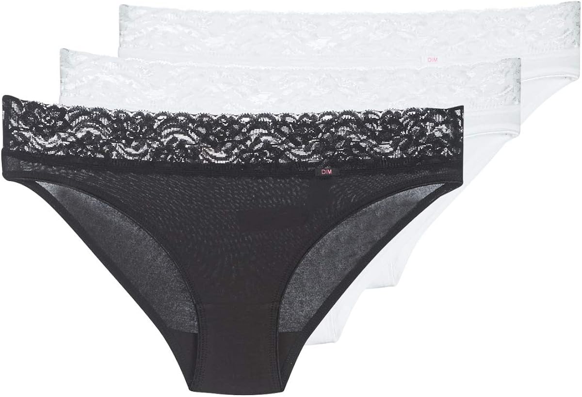 dim Coton Feminine X4 Knickers/Panties and Other Botto