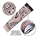 RoryTory Cooling Arm Elbow Compression Sleeve Sun Guard Tattoo Sleeves Cover Up - for Outdoor Cycling Golfing Basketball Baseball Tennis Soccer Lymphedema - 2 Pairs Beige/Gray Tribal, Large