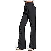 G4Free Breezeline Women's Flare Leggings with Pockets High Waist Drawstring Casual Pants Outdoor