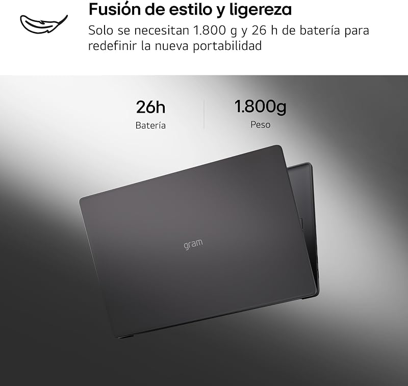 gram 16U55U-G. AU85BN - Portátil, 32 GB de RAM, 512 GB SSD, 16"