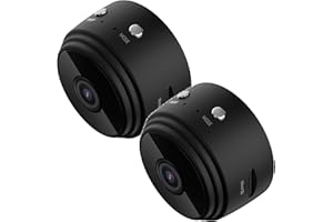 Mini Security Camera, 1080P Wireless WiFi Security Cam Night Vision Motion, Motion Detection Security Cam Covert Cameras with