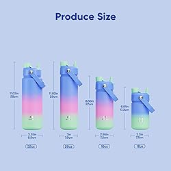 Kids Insualated Water Bottle with Straw - 12oz