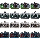 diyhub 16 Pcs 4 Colors Enamel Digital Camera Charms Vintage Camera Alloy Pendants Stylish Camera Charms for Jewelry Making