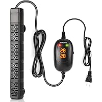 HiTauing Aquarium Heater, 50W/100W/200W/300W/500W Submersible Fish Tank Heater with Over-Temperature Protection and Automatic