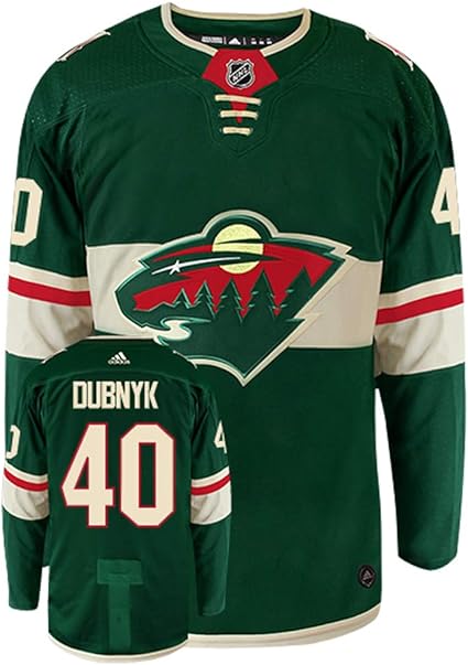 devan dubnyk wild jersey