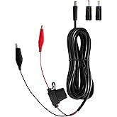 Tonton 10FT Trail Camera Power Cord - 5.5x2.1mm DC Plug for Spypoint, iZEEKER, and Other Trail Game Camera Brands Connection