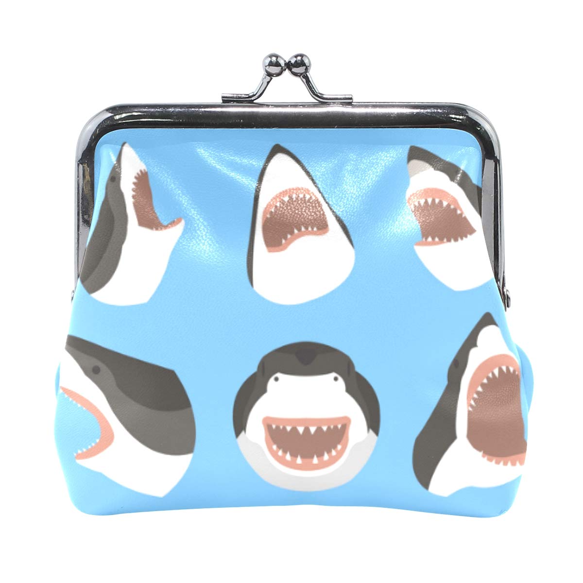 Shark Women Coin Purse Clutch Small Pouch Girl Female Wallet Cash Bag Card Change Holder Organizer Small Mini Storage For Girl Party Gift