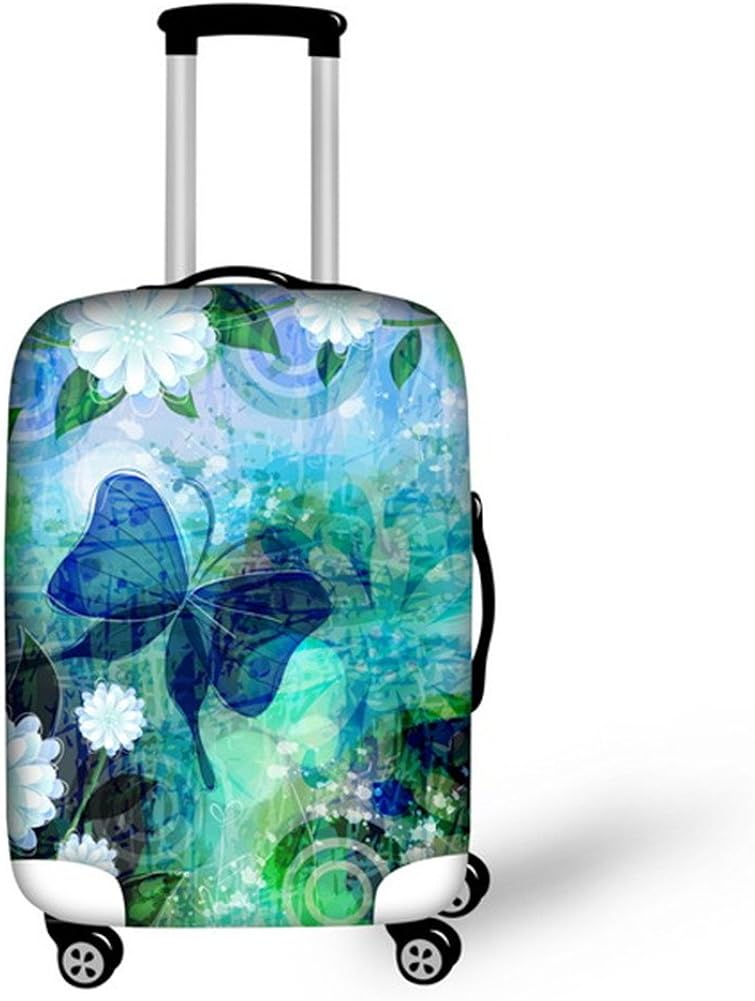 butterfly luggage