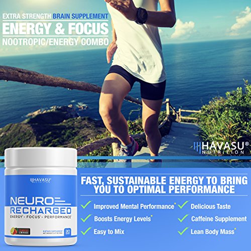 Extra Strength Brain Supplement for Energy & Focus Mental Performance Nootropic & Pre Workout
