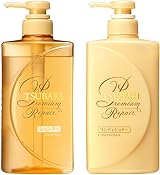 Shiseido Tsubaki Premium Repair Floral Fruity Shampoo And Conditioner Set 490ml view 1