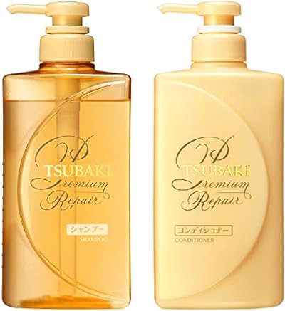 Shiseido Tsubaki Premium Repair Floral Fruity Shampoo And Conditioner Set 490ml