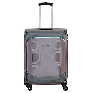 Kamiliant by American Tourister Kam Harita+ Polyester 69 cms Grey Softsided Check-in Luggage (KAM HARITA+ SP69CM TSA-W.Grey)