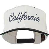 e4Hats.com California Embroidered Snapback Cap