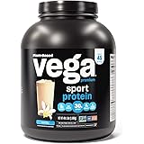 Vega Sport Premium Vegan Protein Powder Vanilla (45 Servings) 30g Vegan Protein, 5g BCAAs, Low Carb, Keto, Dairy Free, Gluten