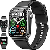 Smart Watch for Men Women(Answer/Make Calls), 2026 New 1.85" HD Smartwatch, Fitness Tracker with 110+ Sport Modes, IP68 Waterproof, Heart Rate/Sleep/Step Monitor, Activity Tracker for Android iOS