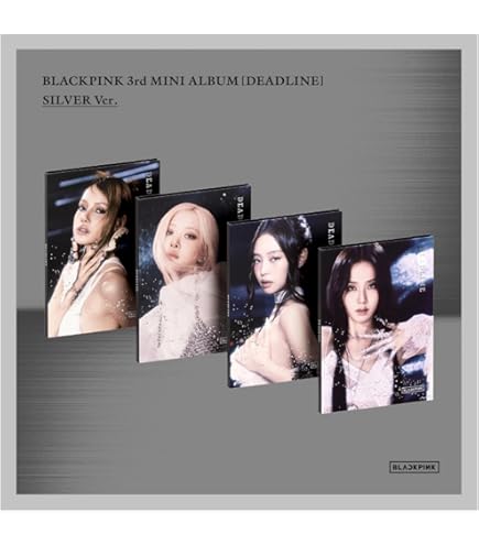 【未開封】BLACKPINK DEADLINE SILVER Ver.4種セット BLACKPINK - DEADLINE (3RD MINI ALBUM) (SILVER VER.) – KeaPOP