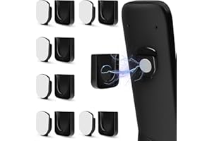 GUZE-US 6-Piece Magnetic Remote Control Holder Wall Mount - Self Adhesive Suitable for Tv Backside as Well as Tv Fan and Air Conditioner Remote Controls