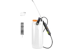 HIFAY ESX-8 2 Gallon Battery Powered Sprayer Built-in 4000mAh Rechargeable Battery, Spray 32gallons on a Single Charge,Telescopic Wand,Copper-Nickel Spray Nozzle Makes The Spray More Delicate