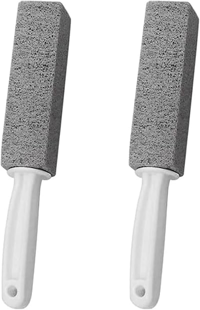 HengLiSam 2 Pack Pumice Stone Toilet Cleaner Sticks Hard Water Stain Remover