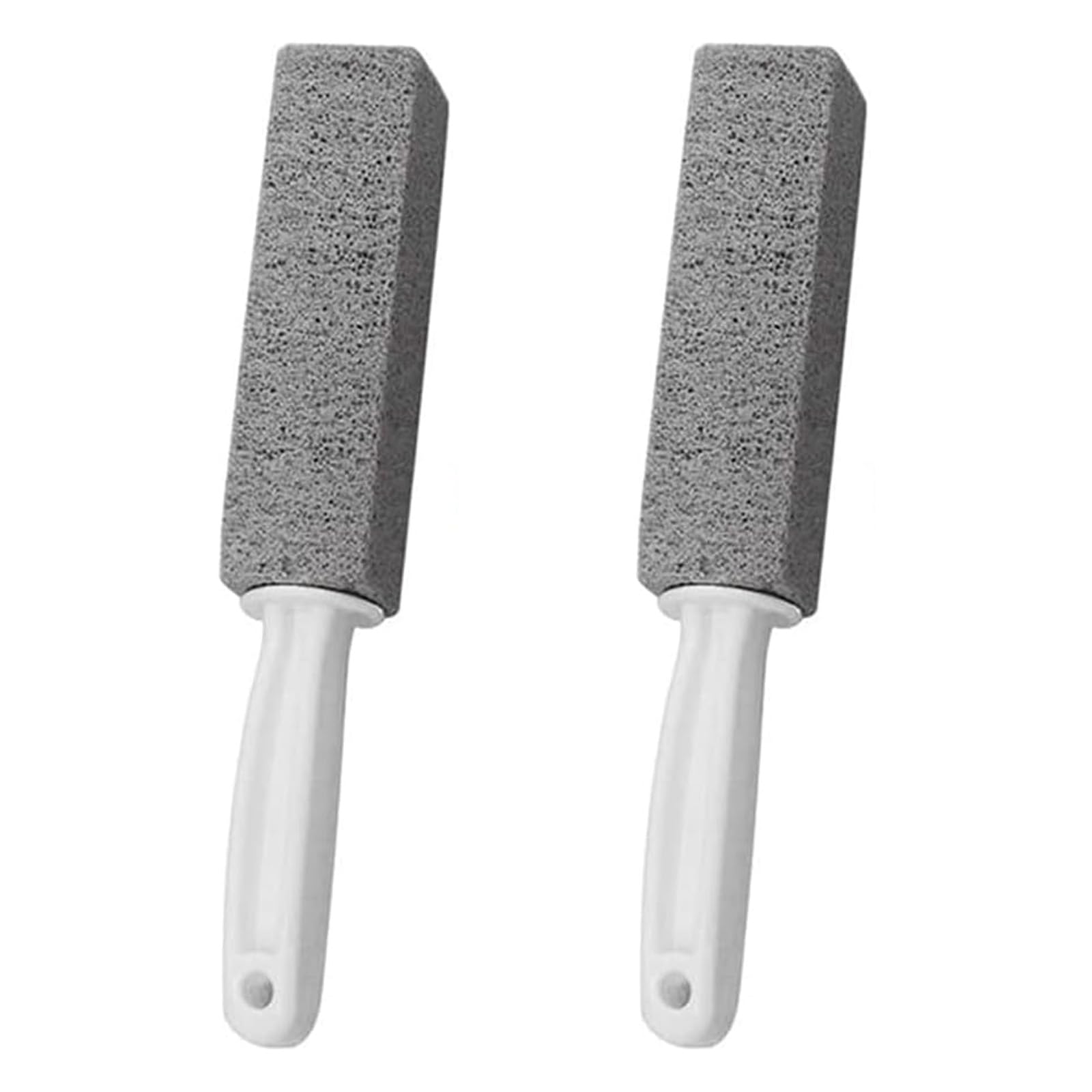 HengLiSam 2 Pack Handle Toilet Bowl Cleaner Pumice Stone Sticks, Hard Water Ring Stains Remover for Kitchen/Bath/Pool/Household Cleaning