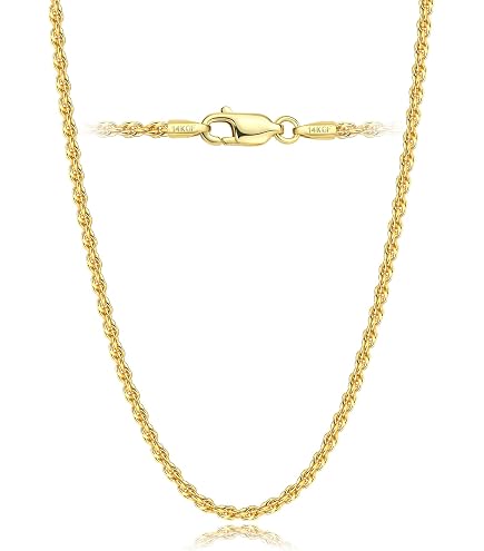 Amazon.com: Nuragold 10K Real Yellow Gold Round Box 1.5mm Venetian