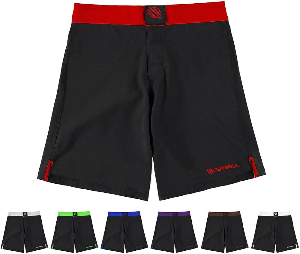 Sanabul Essential MMA BJJ Cross Training Workout Shorts: Clothing