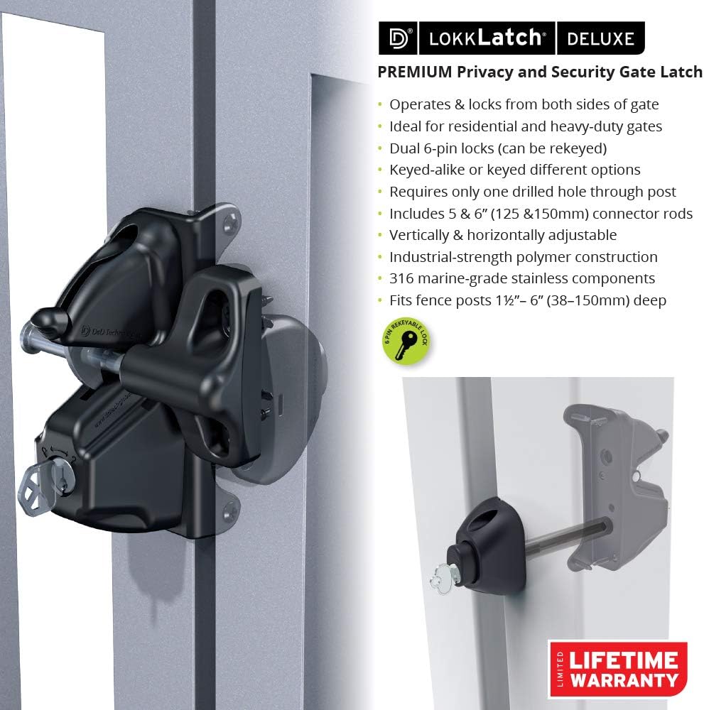 Home Improvement Child Safety Gate Lock LatchFree Post Lokk Latch