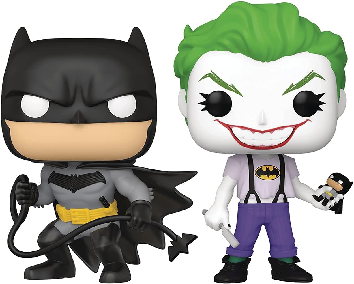 SDCC 2021 POP DC BATMAN WHITE KNIGHT BATMAN/JOKER PX EXCLUSIVE