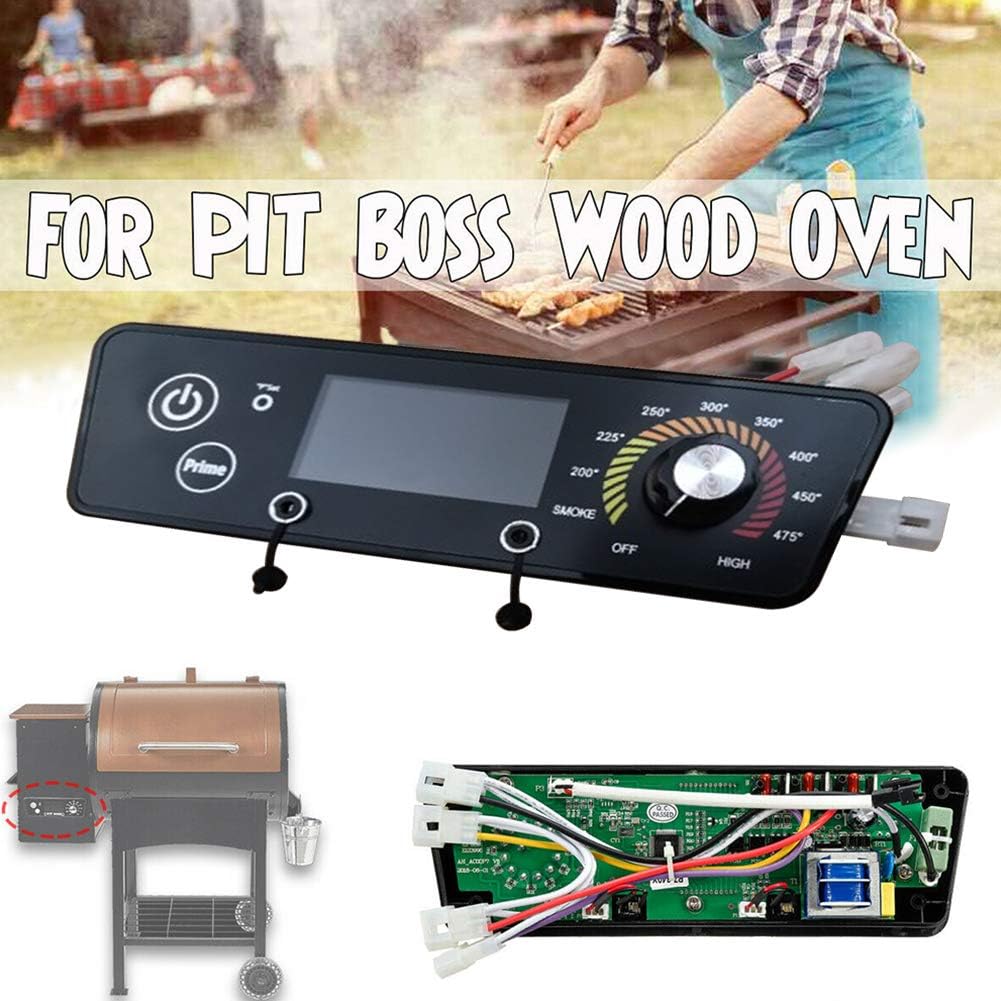 HIANG256 Digital Thermostat Controller Board, LCD Display 120V Pellet Grills Replacement Digital Thermostat Board, for Pellet Wood Pellet Grills