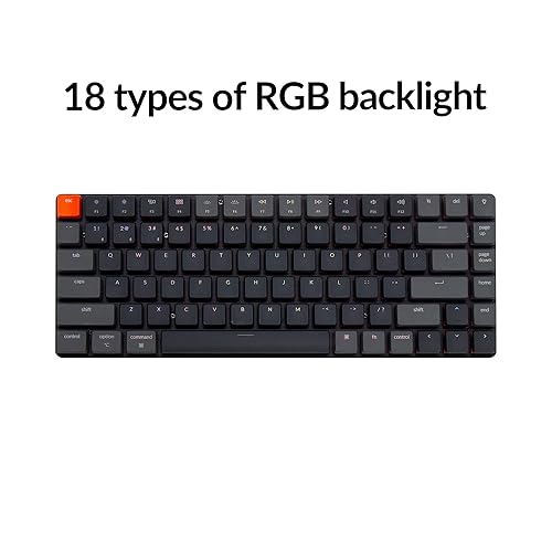 Keychron K3 Ultra-Slim 75% Layout RGB Backlit Wireless Bluetooth 