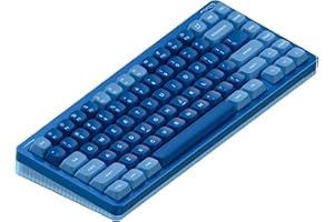 NuPhy Halo75 V2 Mechancial Gaming Kyeboard,75% Wireless Hot Swappable Bluetooth Keyboard,83 Kyes RGB Backlit Keyboard,Support