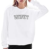 NICHEBEE Wifey Sweatshirt Embroidered - Wife