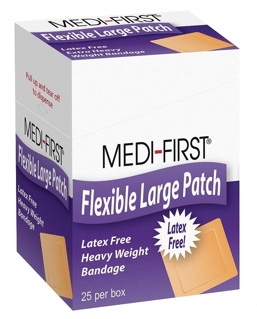 Bandage, Fabric, Box, 3 In L, PK25