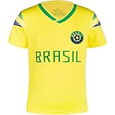 Cnins Adult Soccer Jerseys for Men＆Women XS-4XL Lightweight &amp; Quick Dry | Polyester Stretch Fabric,Tagless,Moisture-wicking,Unisex Sports Jersey,National Theme for Brazil,France,Mexico,Argentina Fan
