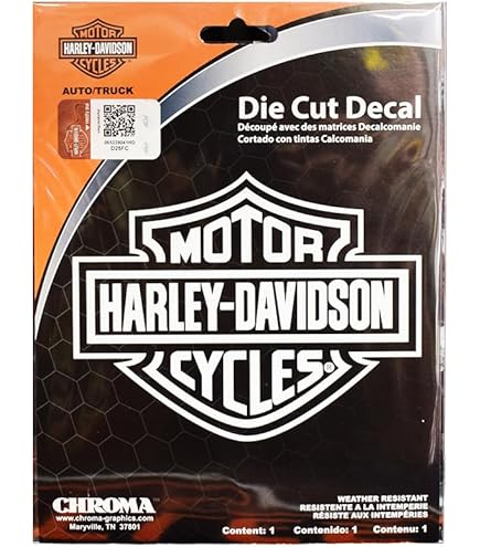 Harley Davidson-BAR & Shield 2 PC 3X8 : Amazon.ca: Automotive
