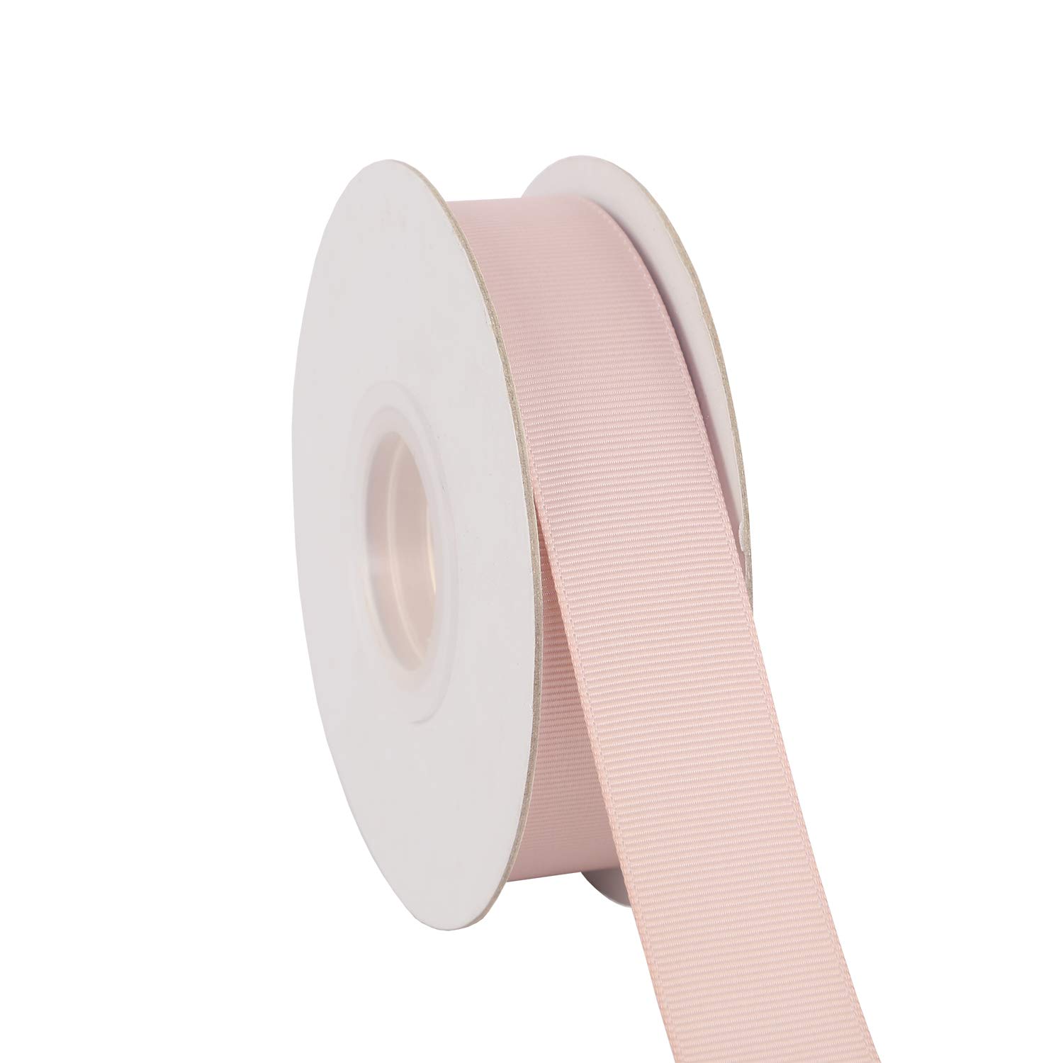 Ribbonitlux 25mm Wide Solid Grosgrain Ribbon 22 Meters (813-Vanilla, Set for Gift Wrapping, Party Decor, Sewing Applications, Wedding and Craft