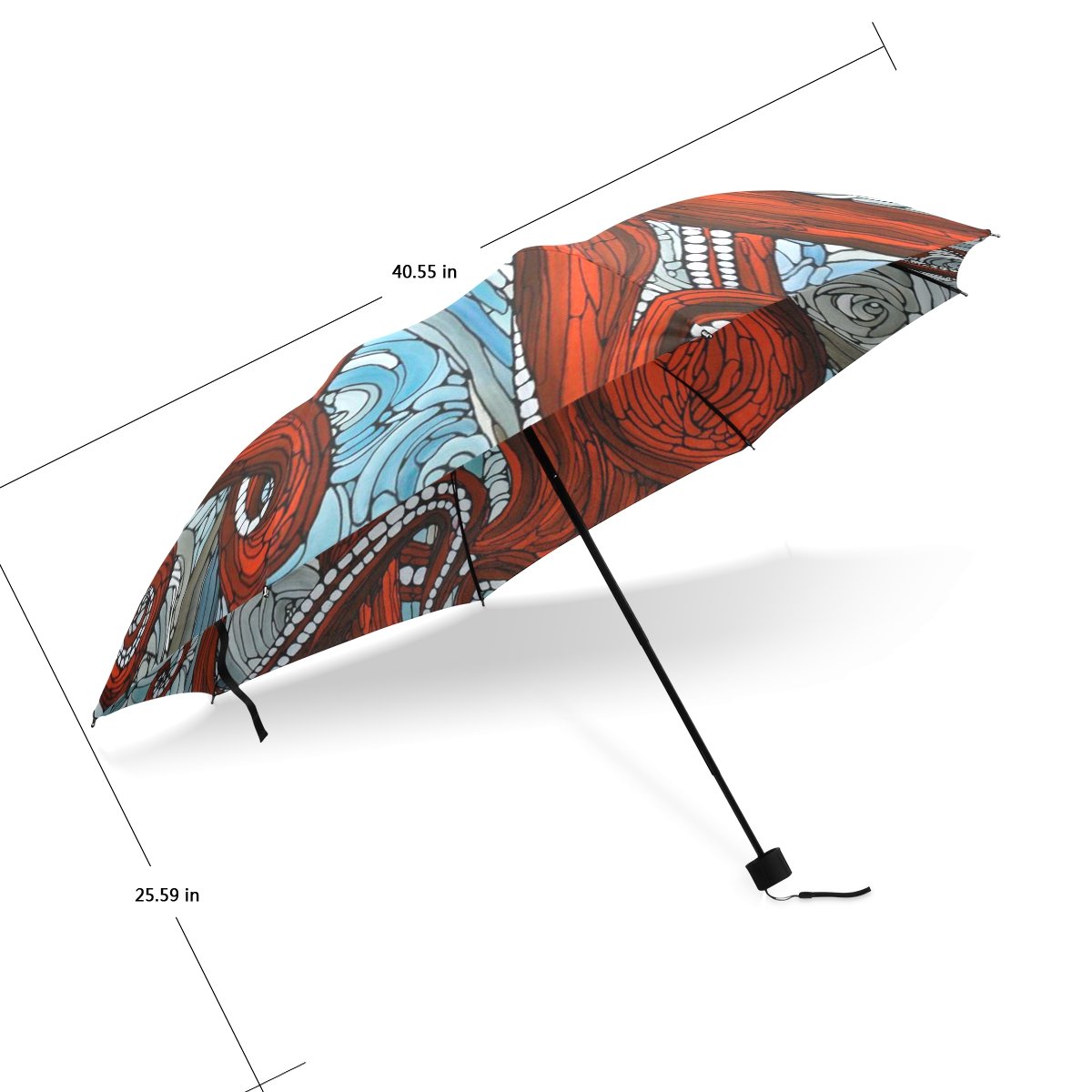 代引き手数料無料 Baihuishop防風強力なフレームunbreakable Octopusパターンゴルフ傘 コンパクトで旅行for Easy Carryingスポーツ雨傘 B01i2nf0ym 超人気の Haitzalde Com