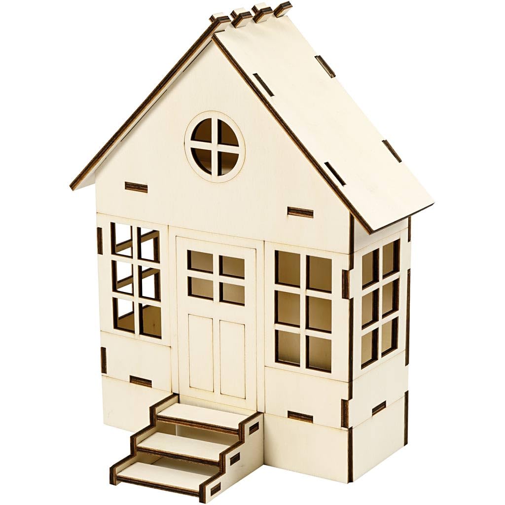 Creativ Bay Window Construction - Decorative House & Vehicle - H: 24cm, D: 6(12.5) cm, W: 19cm - 1pc