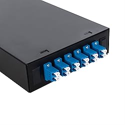 6 Port Optic Fiber Termination Box LC UPC Duplex