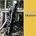 Athletico Ski Bag and Ski Boot Bag Combo - Ski Bags for Air Travel - Unpadded Snow Ski Bags Fit Skis Up to 200cm - For Men, Women, Adults, and Children (Black with White Trim)