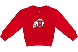 Creative Knitwear College Baby Sweat Shirt Long Sleeve - Embroidered Team Logo, for Boys & Girls (0 Months - 4T)