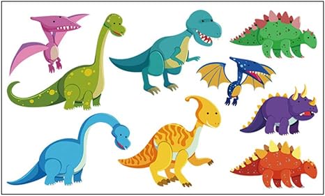 STOBOK - Adhesivos Decorativos de Dinosaurios para Pared, para