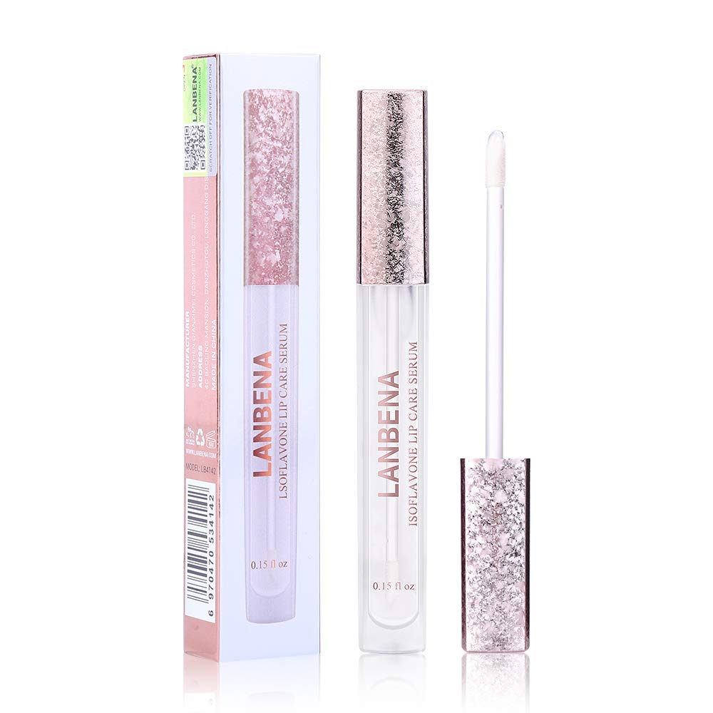 Lip Plumper Lip Gloss Natural Lip Enhancer Hydrating Plumping Balm - Increase Lip Elasticity, Reduce Fine Lines - Moisturizing Care Serum Sexy Fuller & Hydrated Lips